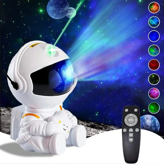 Estrela projetor galáxia luz da noite astronauta espaço projetor estrelado nebulosa