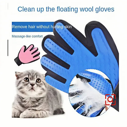 Luva de cabelo para animais de estimação, pente para limpeza de cães e gatos