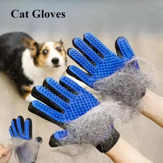 Luva de cabelo para animais de estimação, pente para limpeza de cães e gatos